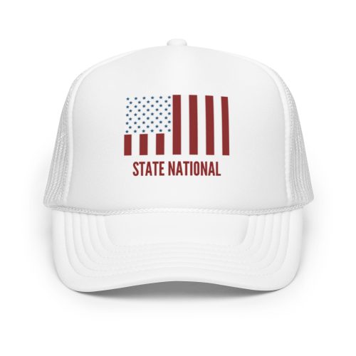 Foam trucker hat - State National (Civil Peace Flag)